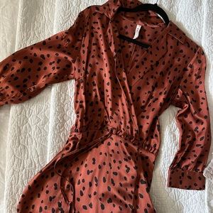 bec & bridge wild cat midi dress